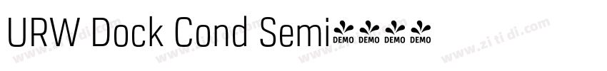URW Dock Cond Semi字体转换